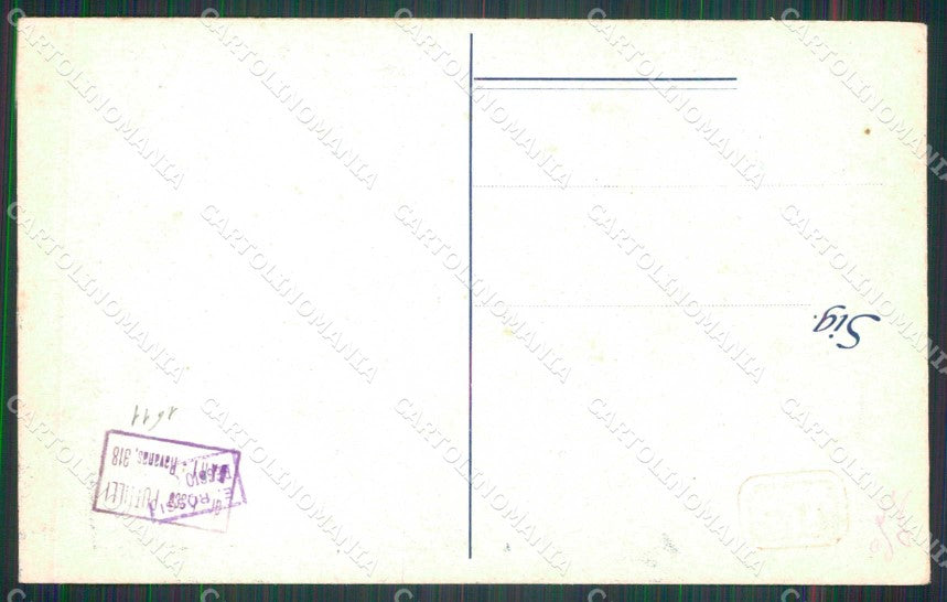 Militari Reggimentali 84° Distretto Militare Pistoia ABRASA cartolina KF3865 – retro
