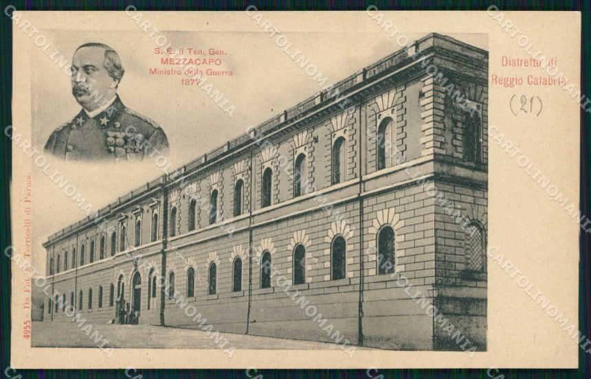 Militari Reggimentali 84° Distretto Militare Reggio Calabria cartolina KF3868 – fronte
