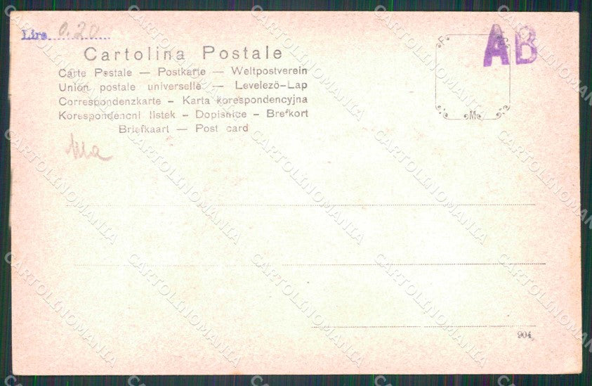 Militari Reggimentali 56° Distretto Militare Forlì cartolina KF3939 – retro