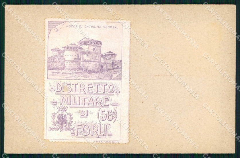 Militari Reggimentali 56° Distretto Militare Forlì cartolina KF3949 – fronte