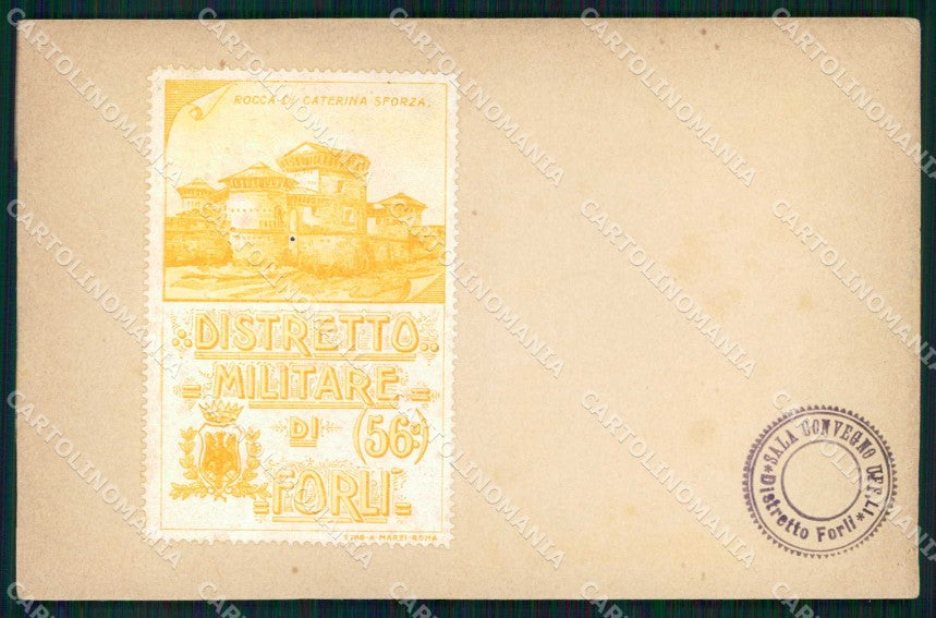 Militari Reggimentali 56° Distretto Militare Forlì cartolina KF3950 – fronte