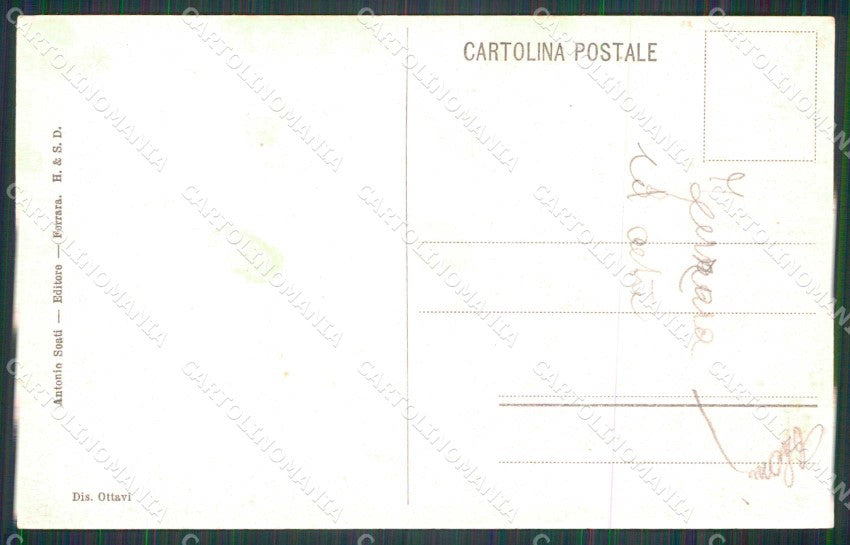 Militari Reggimentali 55° Distretto Militare Ferrara cartolina KF3968 – retro