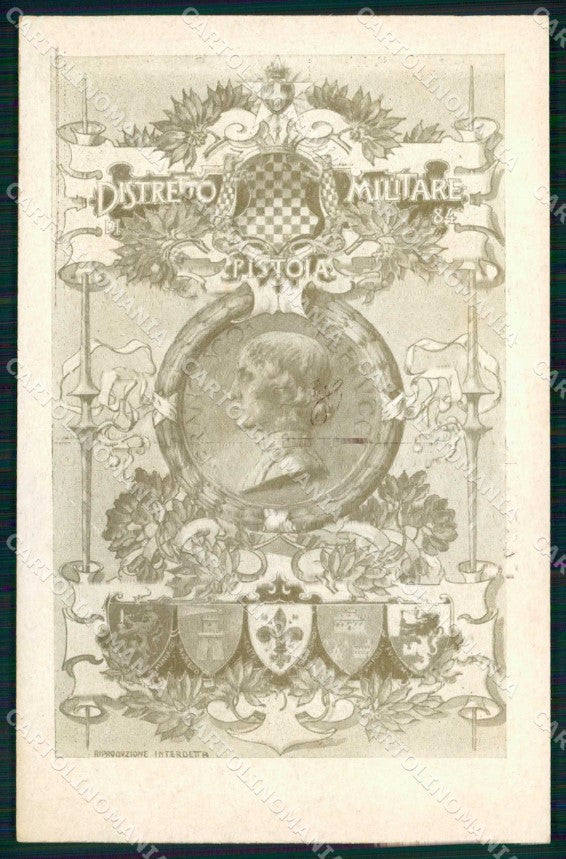 Militari Reggimentali 84° Distretto Militare Pistoia S Marcello cartolina KF3977 – fronte