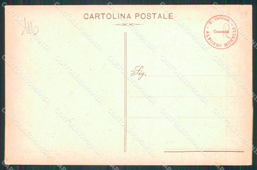 Militari Reggimentali 84° Distretto Militare Pistoia Empoli cartolina KF3978 – retro