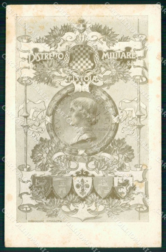 Militari Reggimentali 84° Distretto Militare Pistoiacartolina KF3979 – fronte