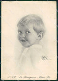 Royalty Reali Savoia Principessa Maria Pia FG cartolina KF3991 – fronte