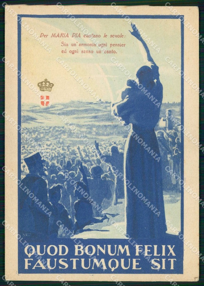 Propaganda Savoia Fascismo Turate Franchigia FG cartolina KF3993 – fronte