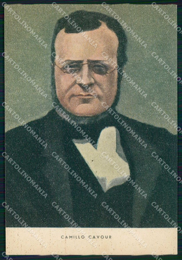 Politica Storia Italia Camillo Cavour FG cartolina KF4008 – fronte