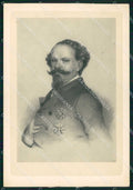 Politica Storia Italia Reali Savoia Vittorio Emanuele II FG cartolina KF4015 – fronte