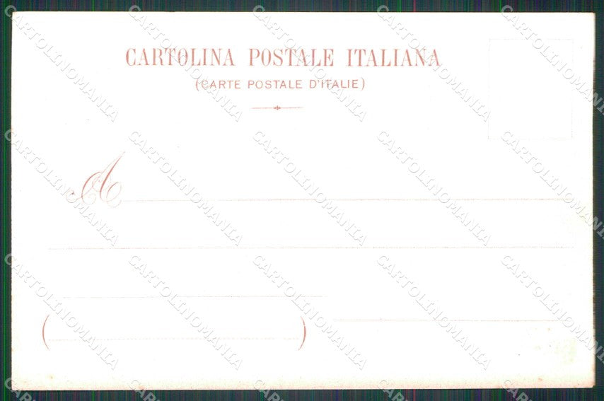 Militari Reggimentali Scuola di Guerra Savoia 1904 cartolina KF4035 – retro