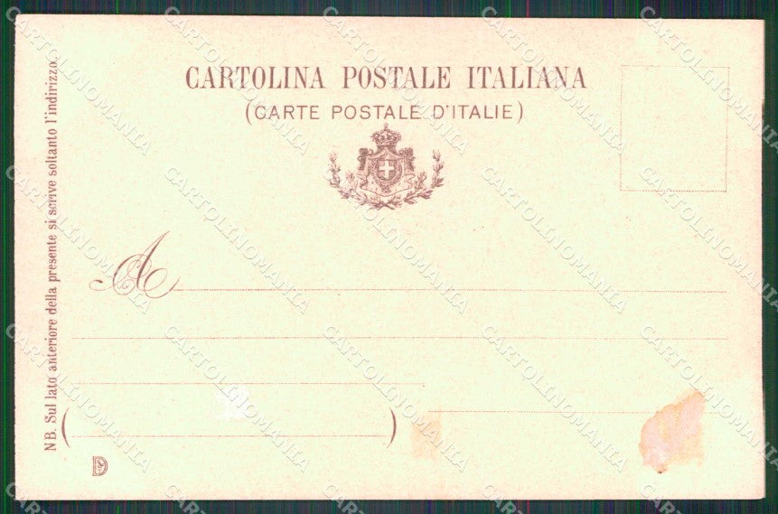 Militari Reggimentali Regia Accademia Militare Mak I00 1904 cartolina KF4036 – retro