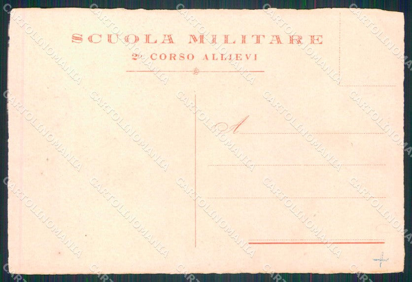 Militari Reggimentali Scuola Militare Corso Accelerato Casella cartolina KF4038 – retro