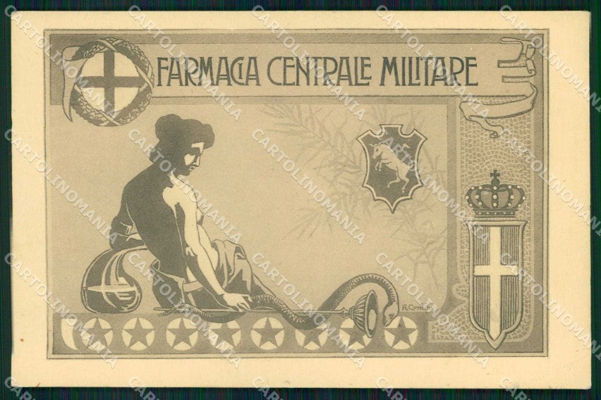 Militari Farmacia Centrale Militare Torino Contini cartolina KF4052 – fronte