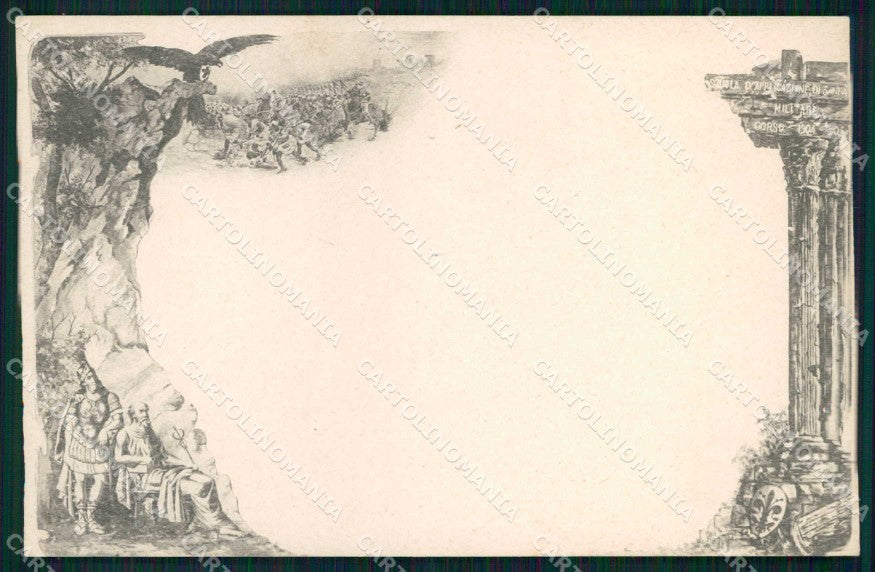 Militari Scuola Applicazione Sanità Militare Corso 1904 Firenze cartolina KF4055 – fronte