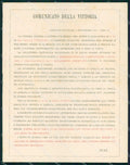 WWI WW1 Militari Propaganda Trento Trieste Diaz Doppia cartolina KF4072 – fronte