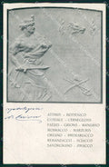 WWI Militari 77° 78° Regg. Brigata Toscana Lupi Cividale PIEGA cartolina KF4083 – fronte