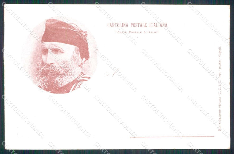 Politica Garibaldi Napoli Cinquantenario Plebiscito Meridionale cartolina KF4087 – retro