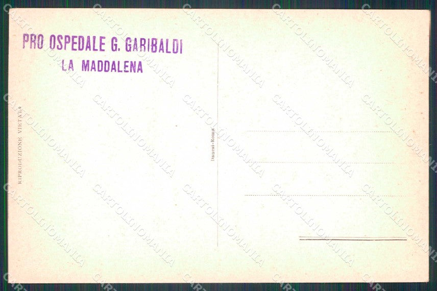 Politica Anita Garibaldi Pro Ospedale La Maddalena cartolina KF4094 – retro