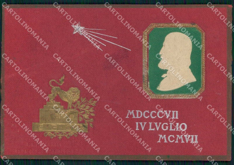 Politica Commemorativa Garibaldi Caprera PIEGA cartolina KF4105 – fronte