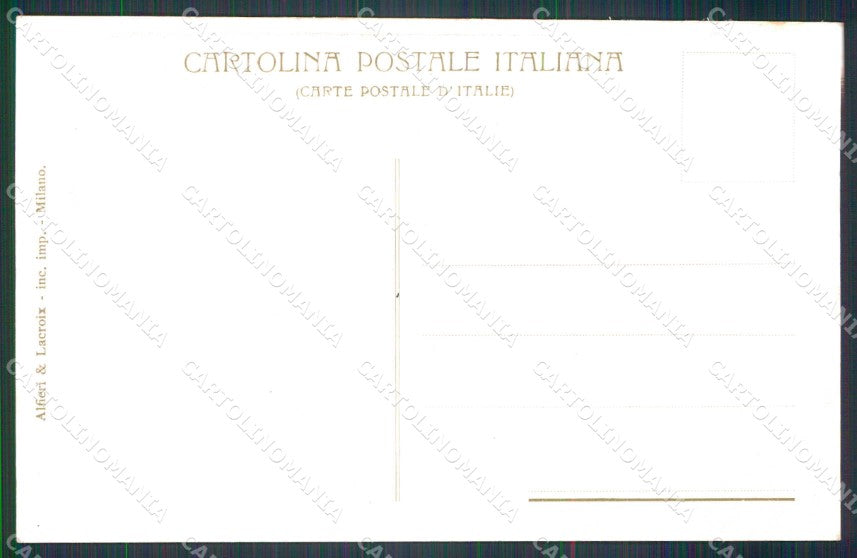 Milano Teatro Dal Verme Congedo Scena Reiter Novelli Terremoto cartolina KF4126 – retro