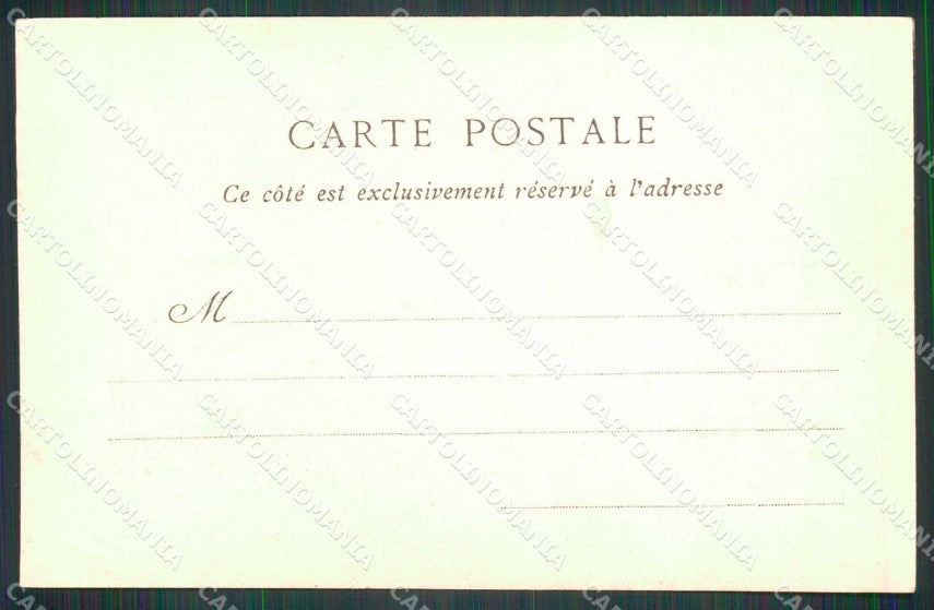 Royalty Reali Vittorio Emanuele III di Savoia Parigi 1903 Orens cartolina KF4157 – retro