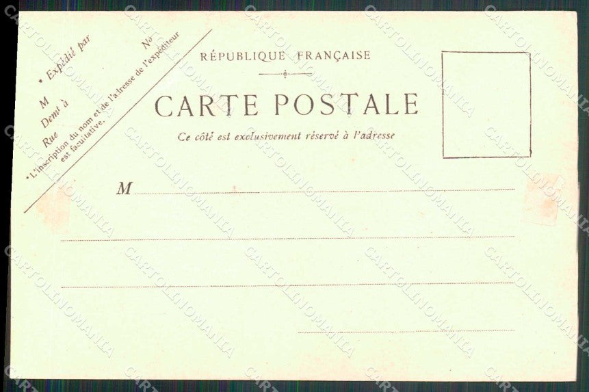 Royalty Reali Vittorio Emanuele III di Savoia Parigi 1903 cartolina KF4163 – retro