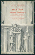 Politica Francia Italia Loubet Vittorio Emanuele Cambellotti cartolina KF4165 – fronte
