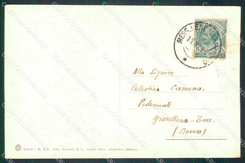 WWI Militari Propaganda Reali Savoia Umberto II cartolina KF4169 – retro