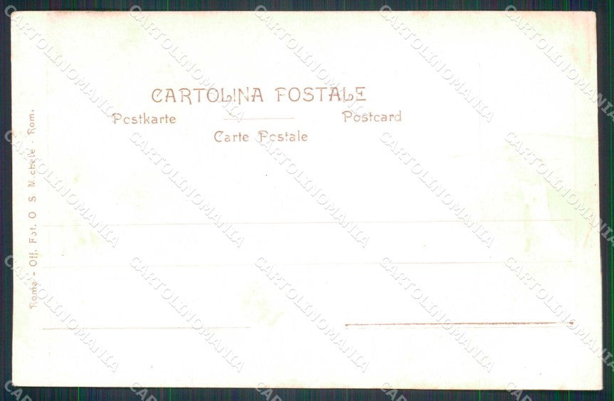 Politica Francia Italia Loubet Vittorio Emanuele Savoia Conti cartolina KF4171 – retro