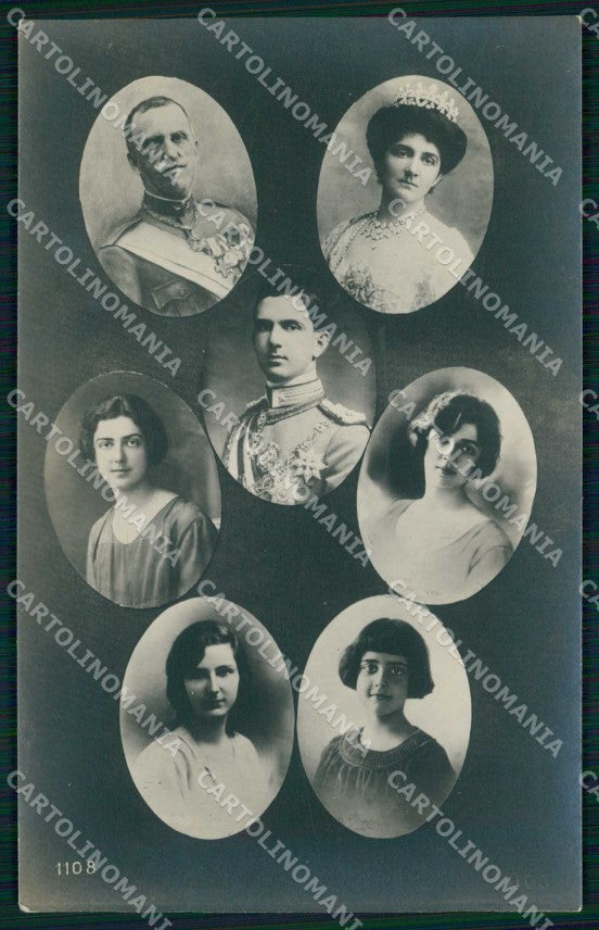 Royalty Reali Savoia Vittorio Emanuele III Elena Montenegro cartolina KF4182 – fronte
