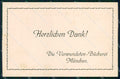 WWI WW1 Patriottiche Verwundeten Bücherei Munchen Red Cross cartolina KF4230 – fronte