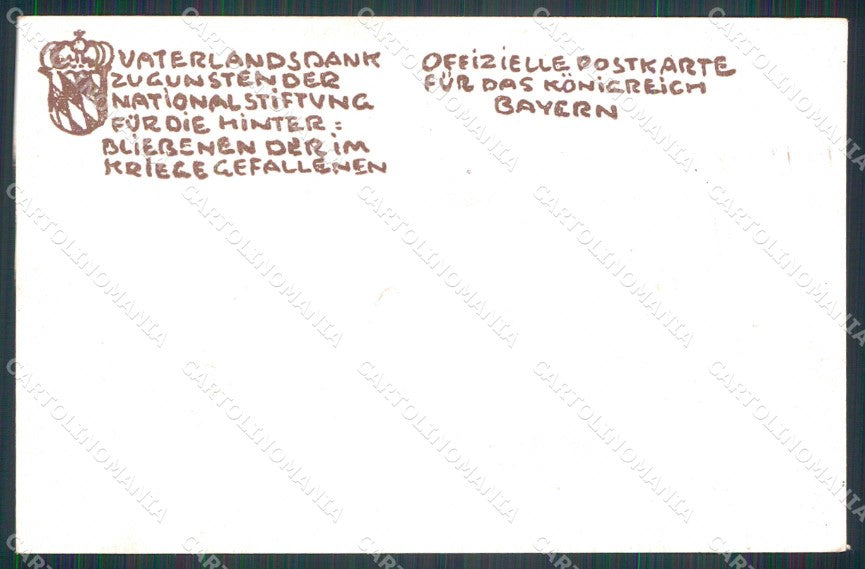 Germania Deutschland Gruss aus Bayern C. O. Arends FORI HOLES cartolina KF4242 – retro