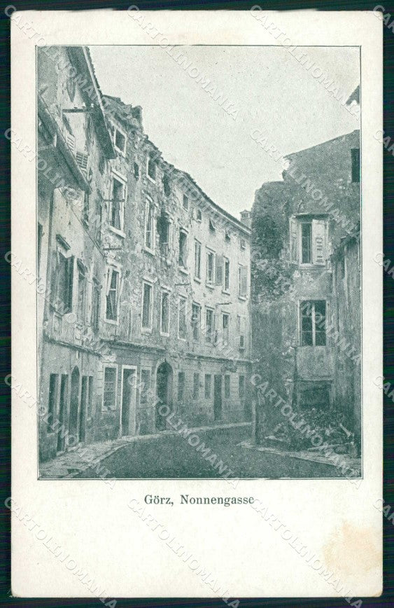 WWI WW1 Militari Gorizia città Nonnengasse Vicolo Suore cartolina KF4269 – fronte