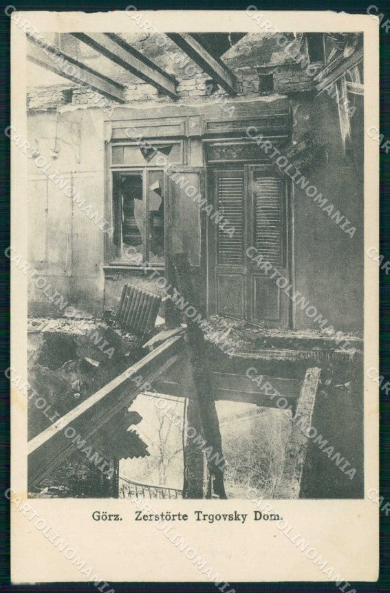 WWI WW1 Militari Gorizia città cartolina KF4272 – fronte