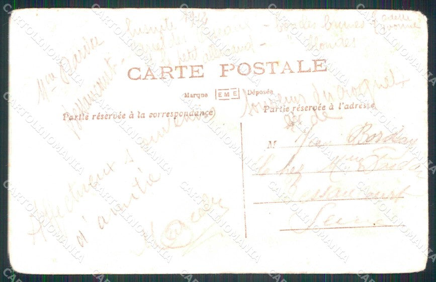 WWI Propaganda Alleati Bandiere Flags Dipinta a Mano PIEGHE cartolina KF4300 – retro