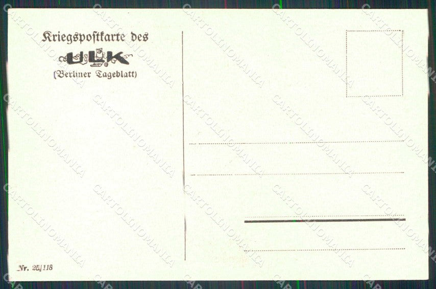 Militari Satirical Magazine Ulk Berliner Tageblatt serie 25/118 cartolina KF4317 – retro
