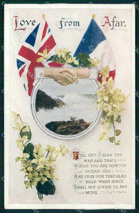 Bandiere Mani British Flag Topical series 207 cartolina KF4323 – fronte