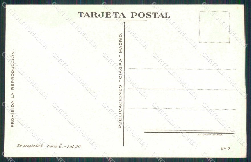 Militari Esercito Spagnolo Uniformi Alabarderos cartolina KF4331 – retro