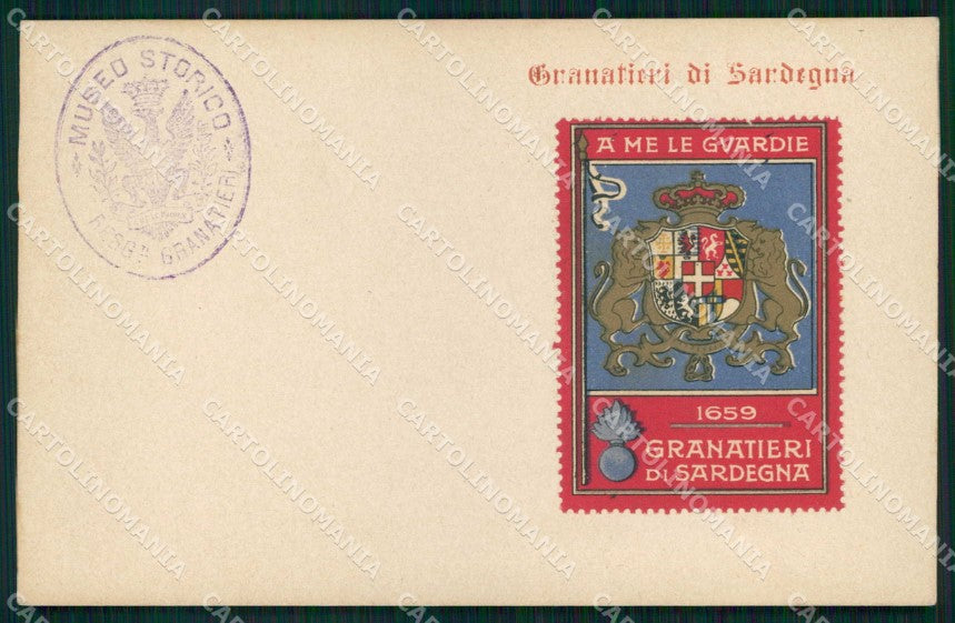 Militari Reggimentali 1° Regg Museo Storico Granatieri Sardegna cartolina KF4345 – fronte