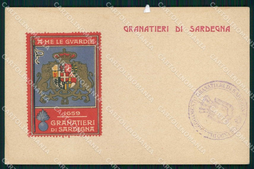 Militari Reggimentali Granatieri di Sardegna cartolina KF4347 – fronte