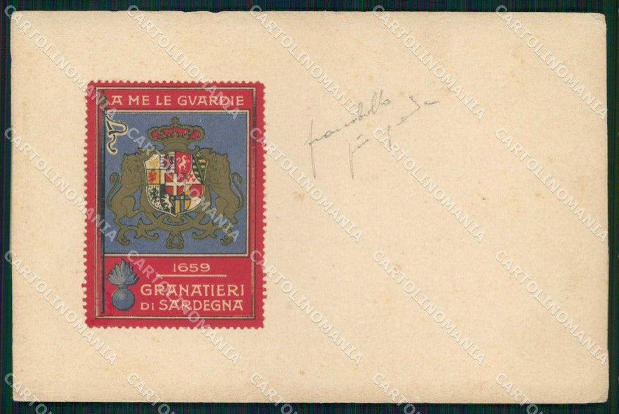 Militari Reggimentali Granatieri di Sardegna cartolina KF4348 – fronte