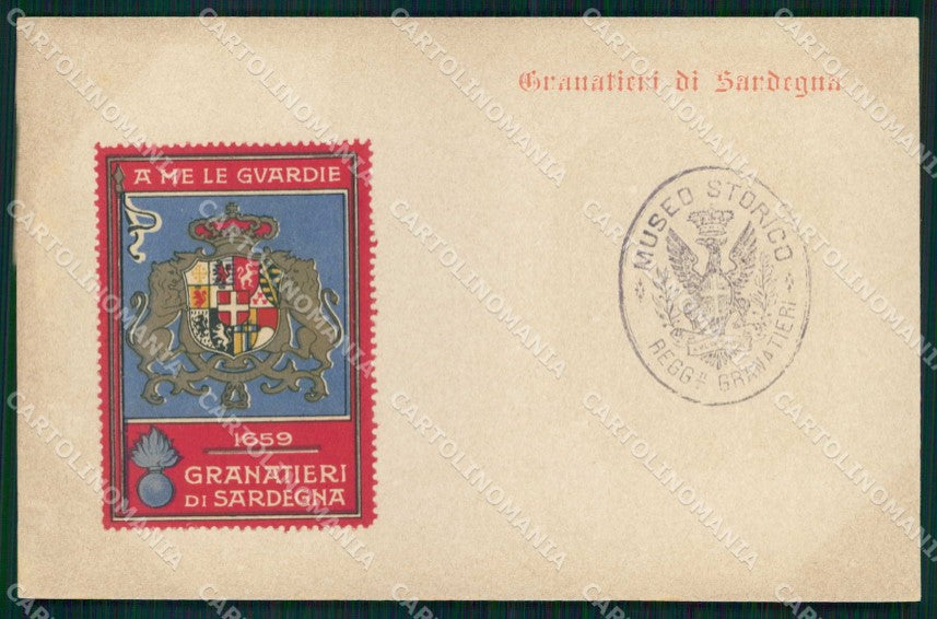 Militari Reggimentali Museo Storico Granatieri di Sardegna cartolina KF4349 – fronte