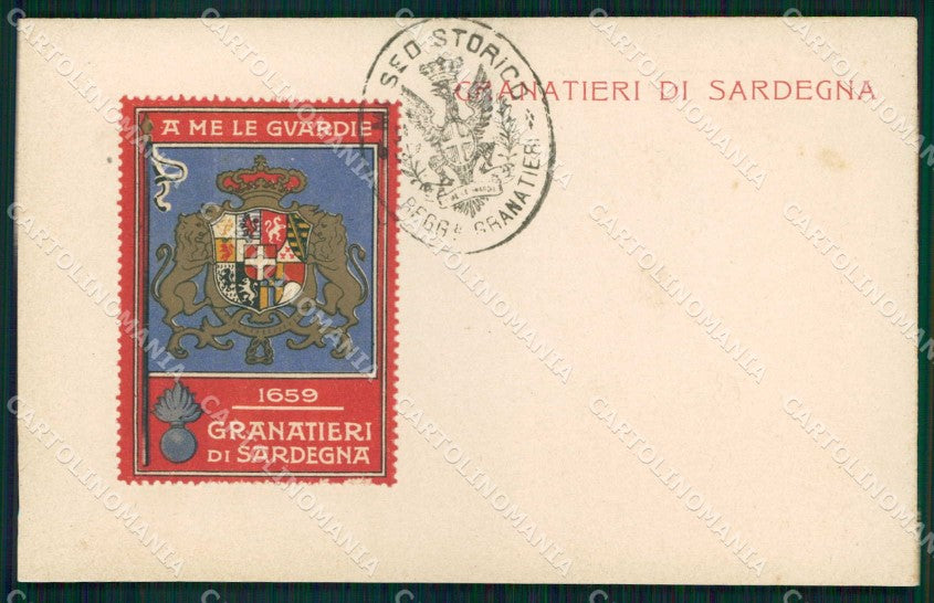 Militari Reggimentali Museo Storico Granatieri di Sardegna cartolina KF4351 – fronte