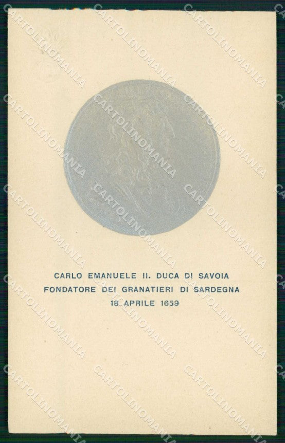 Militari Reggimentali Granatieri di Sardegna cartolina KF4359 – fronte