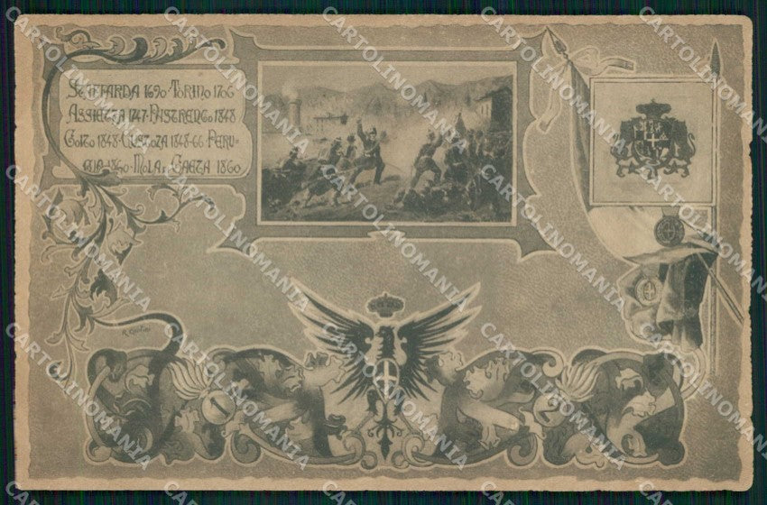 Militari Reggimentali Brigata Granatieri Sardegna cartolina KF4361 – fronte