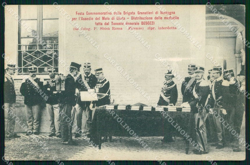 Militari Reggimentali Brigata Granatieri Sardegna cartolina KF4362 – fronte