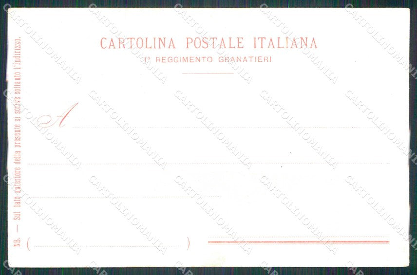 Militari Reggimentali 1° Regg 3° Battaglione Granatieri Sardegna cp KF4371 – retro