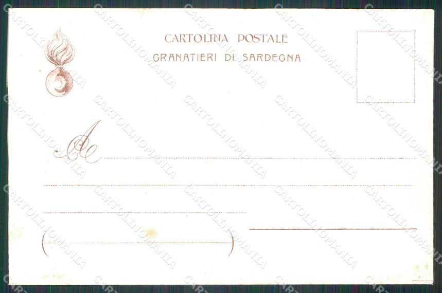 Militari Reggimentali Museo Storico Granatieri di Sardegna Rinaldi cp KF4379 – retro