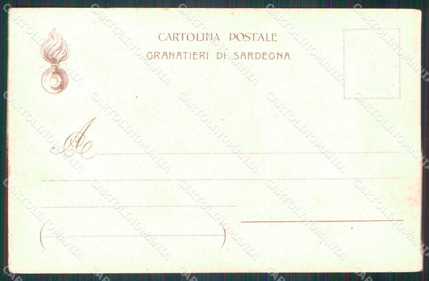 Militari Reggimentali Museo Storico Granatieri di Sardegna Rinaldi cp KF4380 – retro