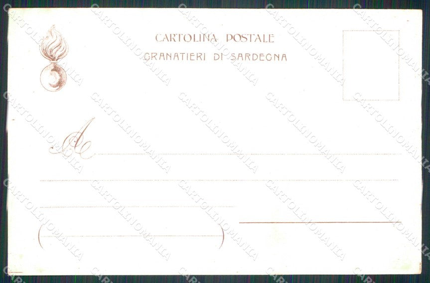Militari Reggimentali Museo Storico Granatieri di Sardegna Rinaldi cp KF4381 – retro